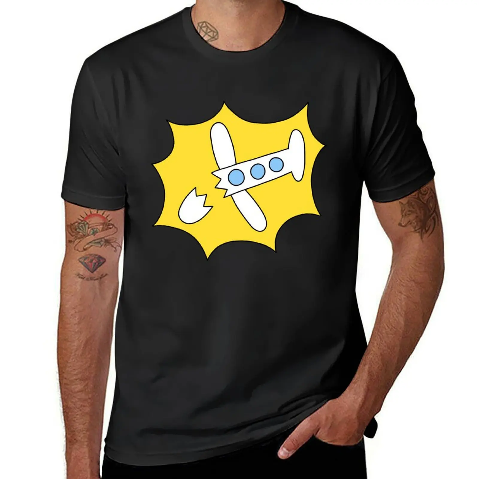 

Dr Flug T-Shirt quick drying blacks summer clothes funnys oversized t shirt men