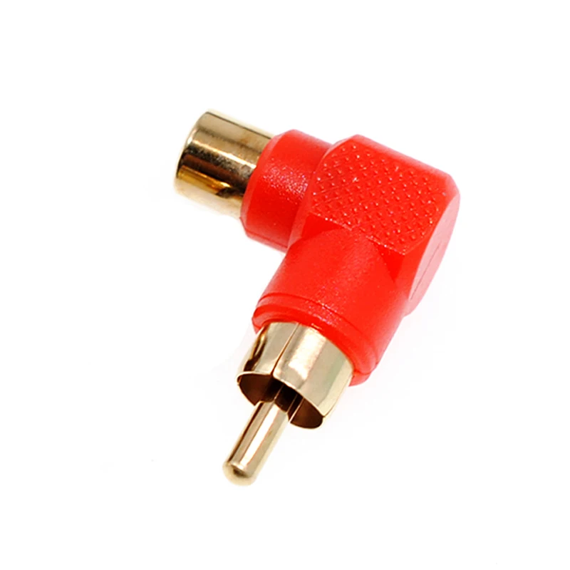 Cablepelado®, Adattatore audio stereo RCA angolare 90, colore nero
