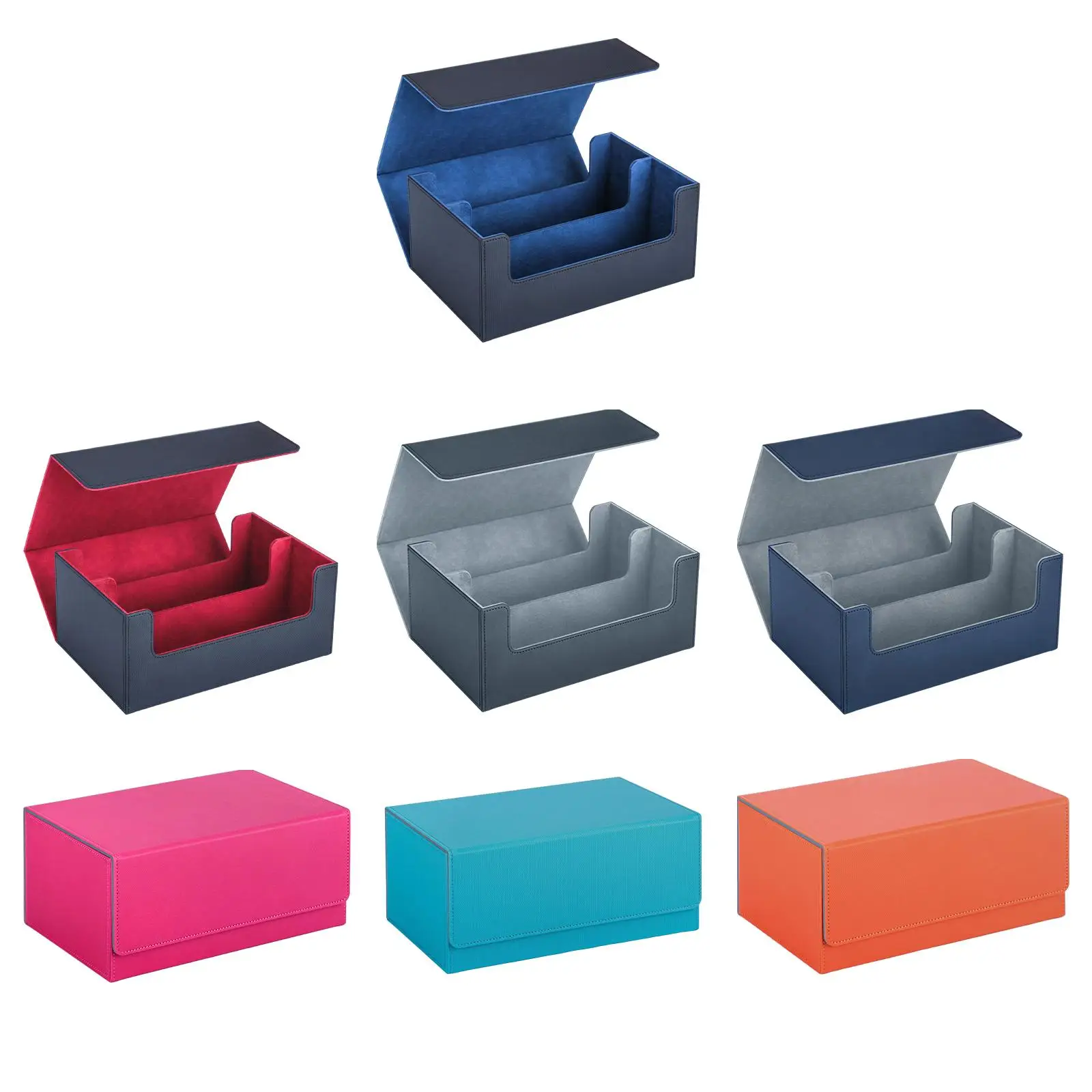 Scatola Per Carte Collezionabili Caricamento Superiore Antipolvere Con Apertura Superiore Tcg Ocg Card Storage Commander & Mtg Card Custodia Per Il Tr