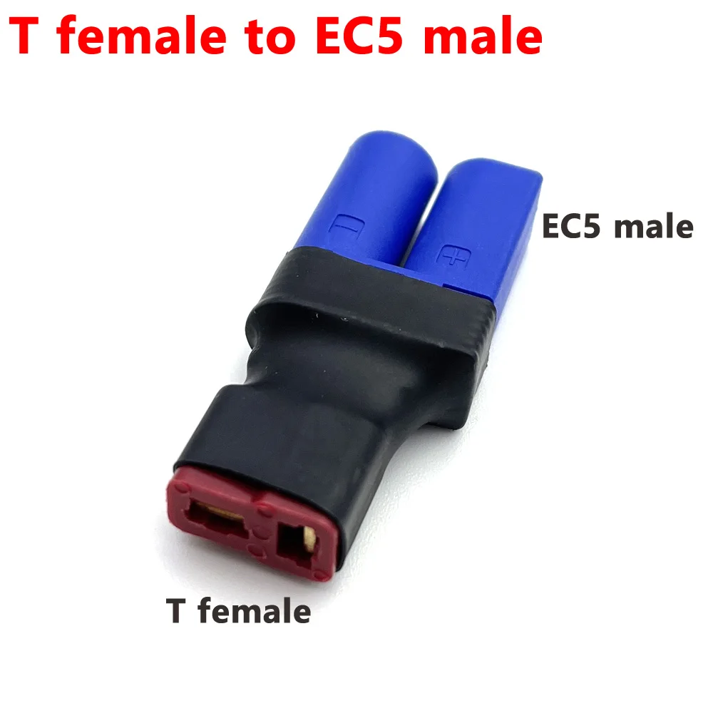 XT60 Male To EC3 Female Adapter Cable - 3.5mm Bullet Connector For RC LiPo Batteries