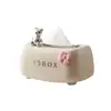 Facial Tissue Holder Cute Irregular Cloud Bear Shell Candy Drawer Luxury Home Living Room Dining Table Tissue Box Plastic 4