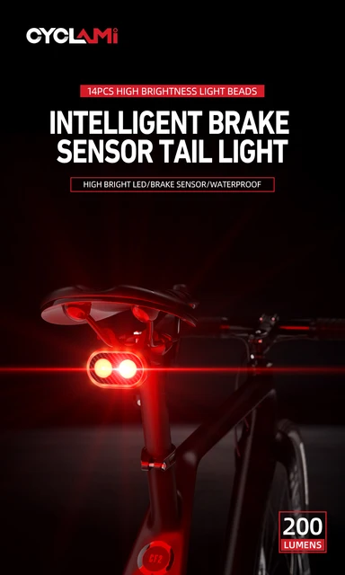 Luce Posteriore Bici Da Corsa Garmin Cuore - Luce Posteriore A LED Per Bicicletta, 5 Modalitu00e0 Di Illuminazione, Ricarica USB, Impermeabile IP64 Luce Bicicletta Posteriore - Foto 3
