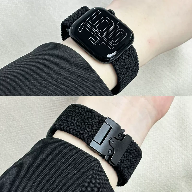 Braided Parachute Strap Bracelet