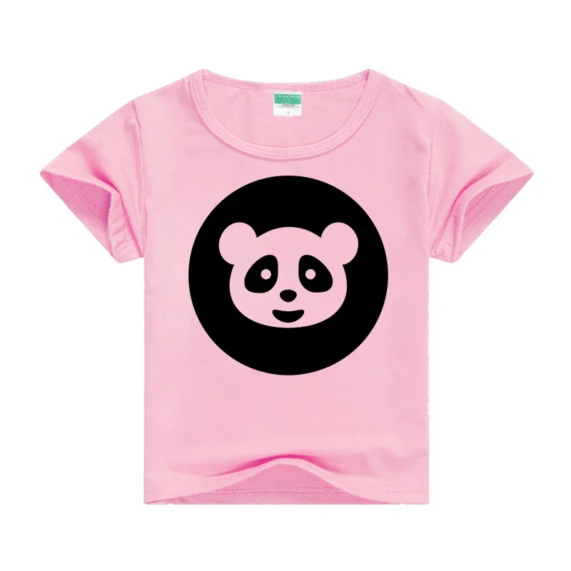 Nieuwe 2019 Kinderen T Shirt Cartoon Grappige Panda T-shirts Zomer Kostuum Baby Jongens Meisjes Kleding Kinderen T Shirts Kinderen dragen