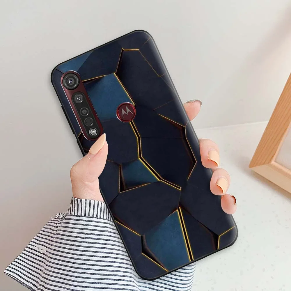 Sleek Matte Silicone Protective Case - Fashion TPU Back Cover for Motorola Moto G8 Plus, G8 Play & G8 Power