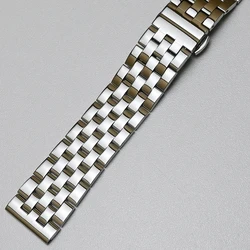 Premium Polished Stainless Steel Watch Bracelet Strap - 20mm (Silver)