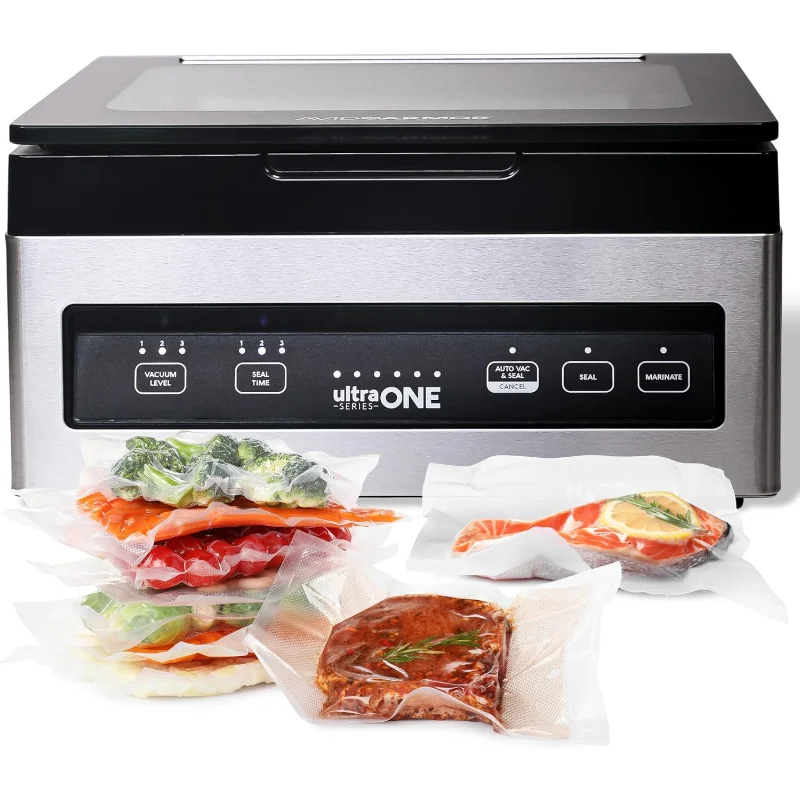 Compact Chamber Vacuum Sealer for Meat and Food