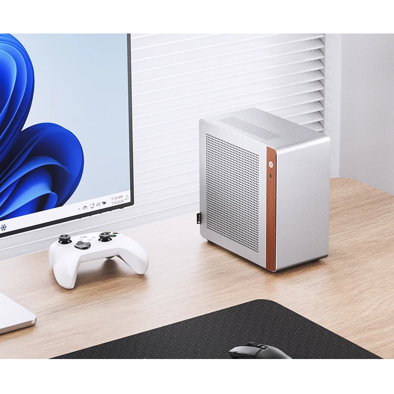 Jonsbo NV10 N10 ITX Mini obudowa pulpitu 3.3mm obudowa ze