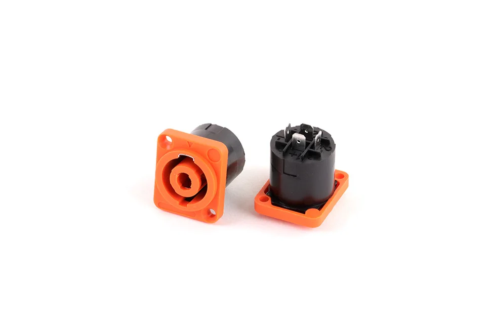 Description Picture 5 of item1PC Speak Chassis Connector 4pins with Protection Cover Waterproof Dustproof Panel Mout Loudspeaker/Amplifier connection
