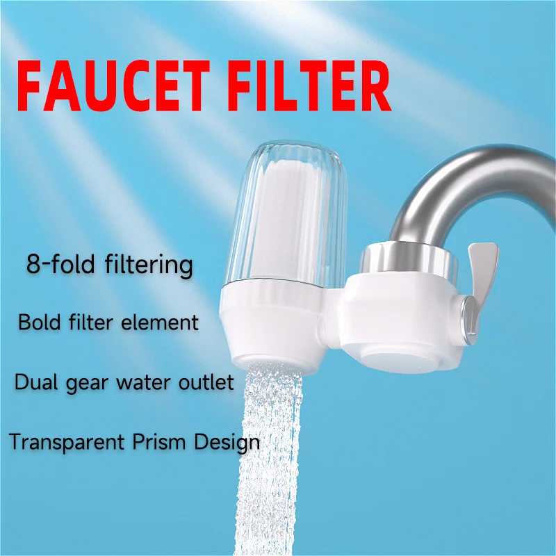 Tap Water Filter Washable Replacement Kitchen Faucet Long Lasting Filtro Water Purifier Tap Filter