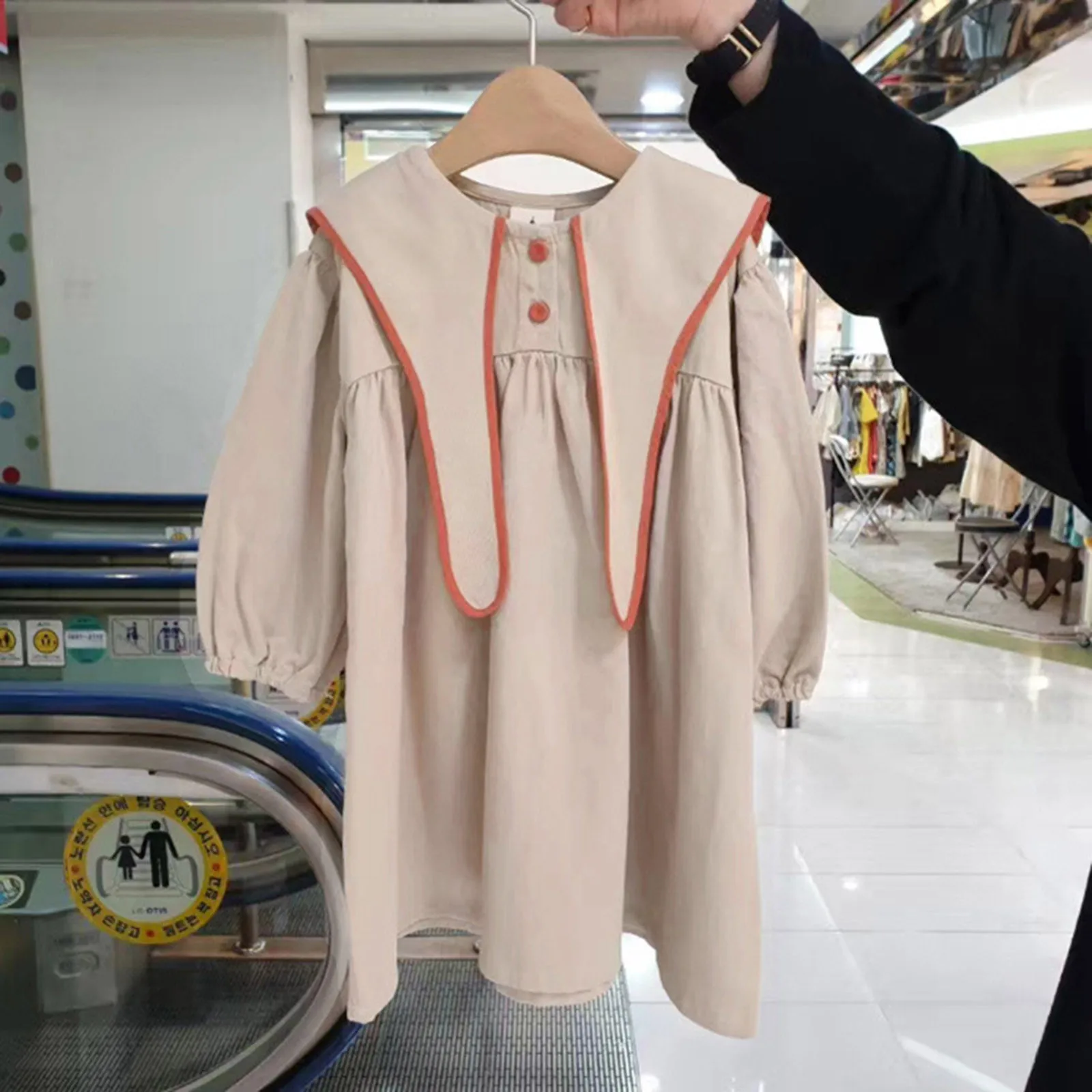 

New Korean Style Spring Autumn Girls Dresses 1-6 Years Toddler Girls Long Sleeve Princess Dresses Casual Party Dress Vestidos