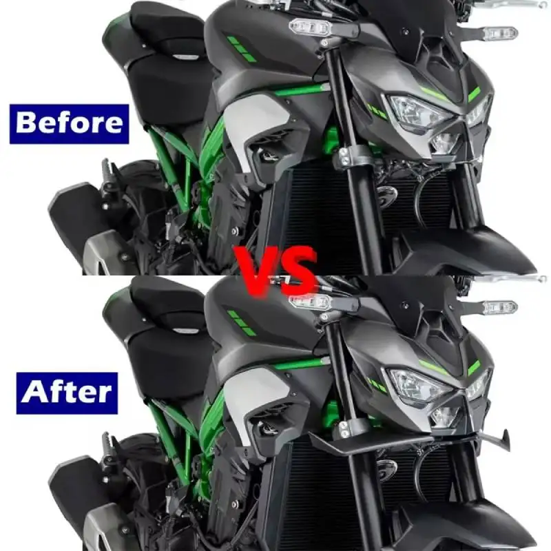 가와사키 Z900 Z 900 SE Z900SE 2025 프론트 스포일러 프론트 립 다운포스 에어로다이나믹 페어링 윙렛 키트 오토바이 액세서리