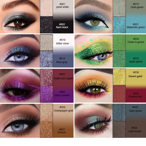 진주 빛 아이섀도우 립스틱 펜슬, 방수 글리터 매트 아이섀도우, 메이크업 안료, 누에 아이섀도우 펜, 2 in 1 4