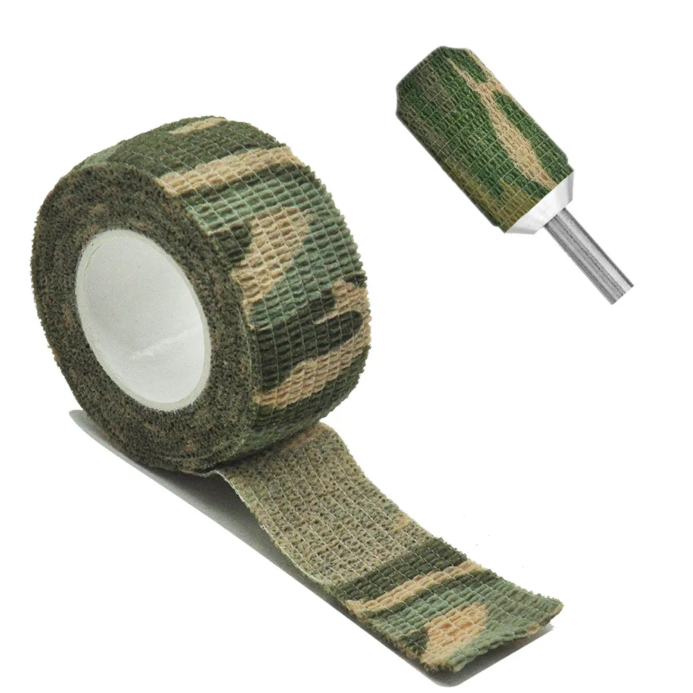 Forest Camouflage Elastic Wrap Tape Hunt Disguise Elastoplast Self Adhesive Sports Protector Knee Finger Athletic Bandage sports self adhesive bandages