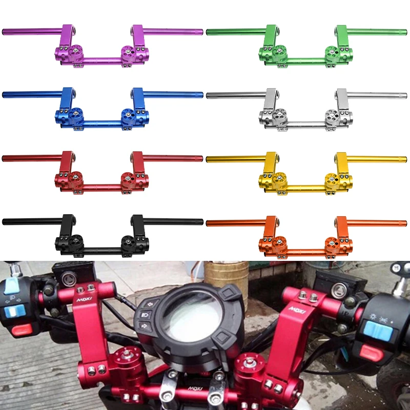 

22mm 7/8'' New Adjustable Motorcycle CNC Handlebar with Removable Handle for 125cc Motocross Scooter Motorcycle Parts)