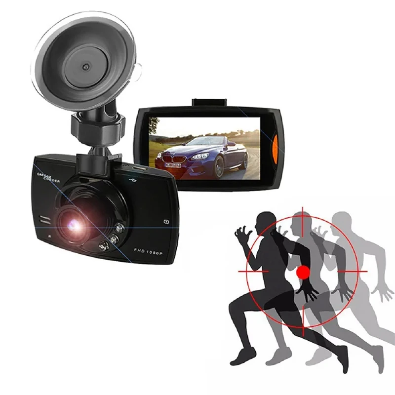 Full HD DVR dashboard camera, 1080P tachograph, driving recorder, cycle recording, night vision, wide Angle camera, G30