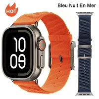 En Mer Band Bleu Nuit Band For Apple Watch Ultra3 49mm Sport Bracelet For Series 11 10 9 SE3 46mm 42mm 45mm 44mm 40mm 41mm Strap