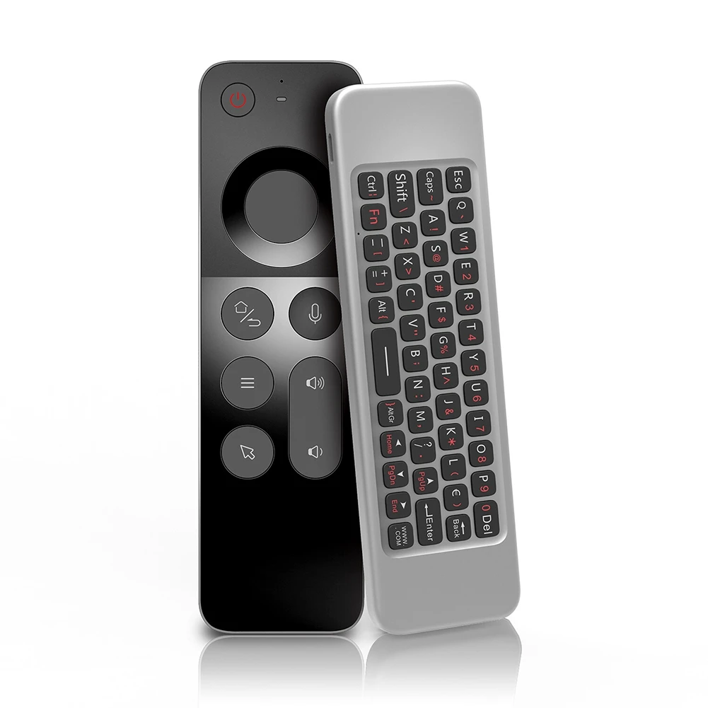 W3 2.4G Wireless Voice Air Mouse Remote Controller Mini Keyboard for Android TV BOX / Windows / Gyroscope Remote
