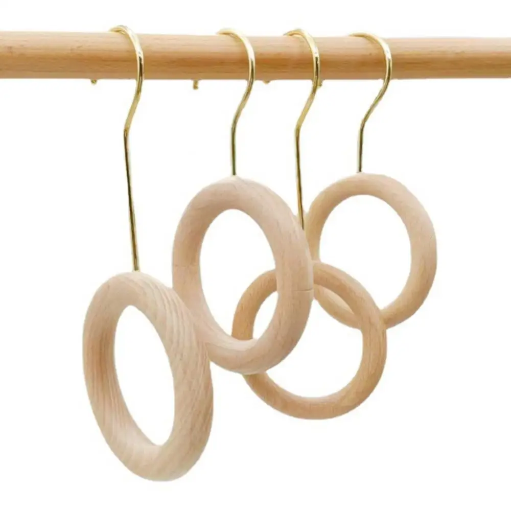 의류 매장 후크 우드 더블 헤드 다기능, 깨지지 않는 견고한 내구성, 도매 가정용 스토리지 랙, 행어 나무