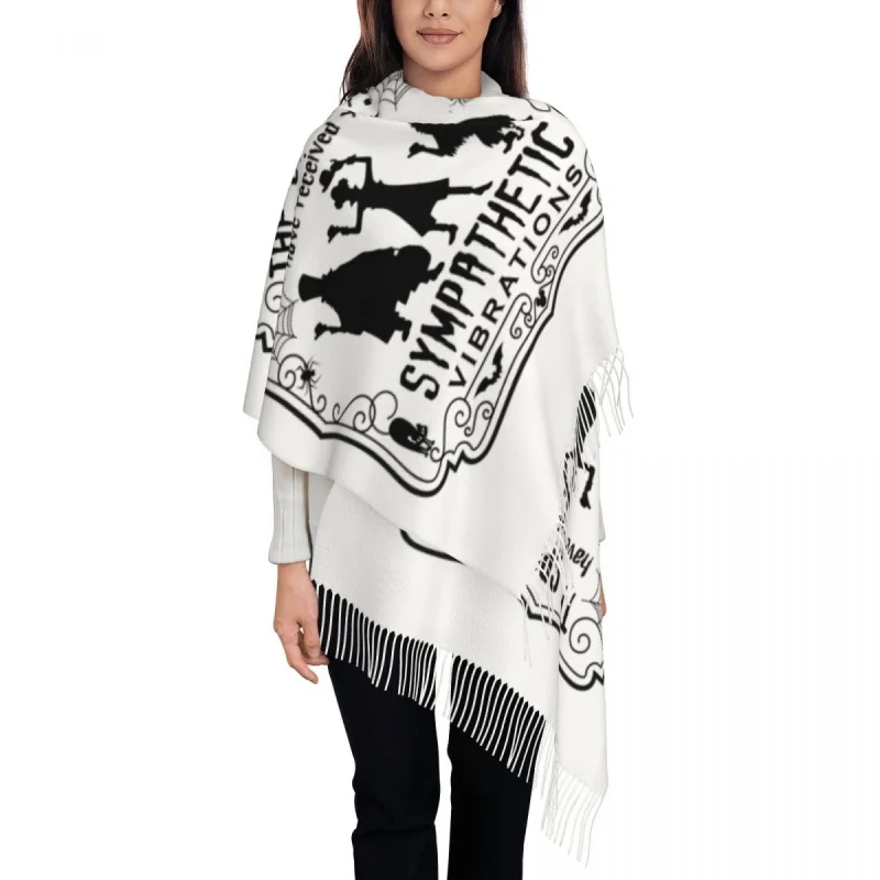 

Personalized Print Haunted Mansion Grimace Scarf Women Men Winter Fall Warm Scarves Halloween Movie Shawl Wrap