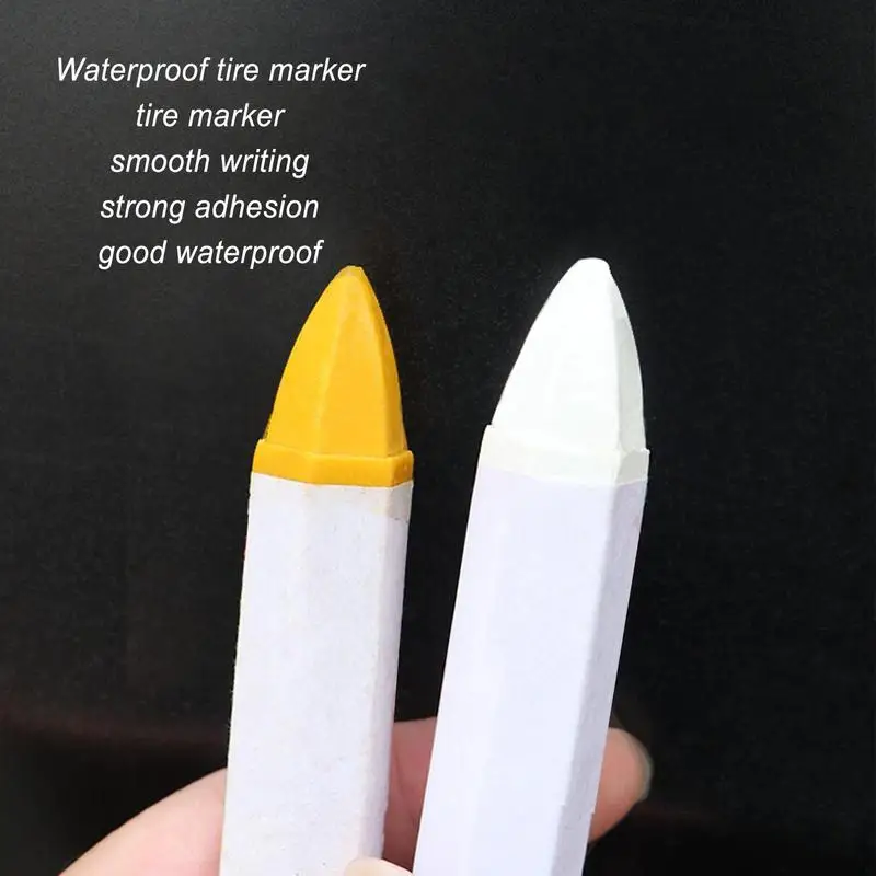Rubber Marking Chalk Stick Tire Marking Crayon (White) - China