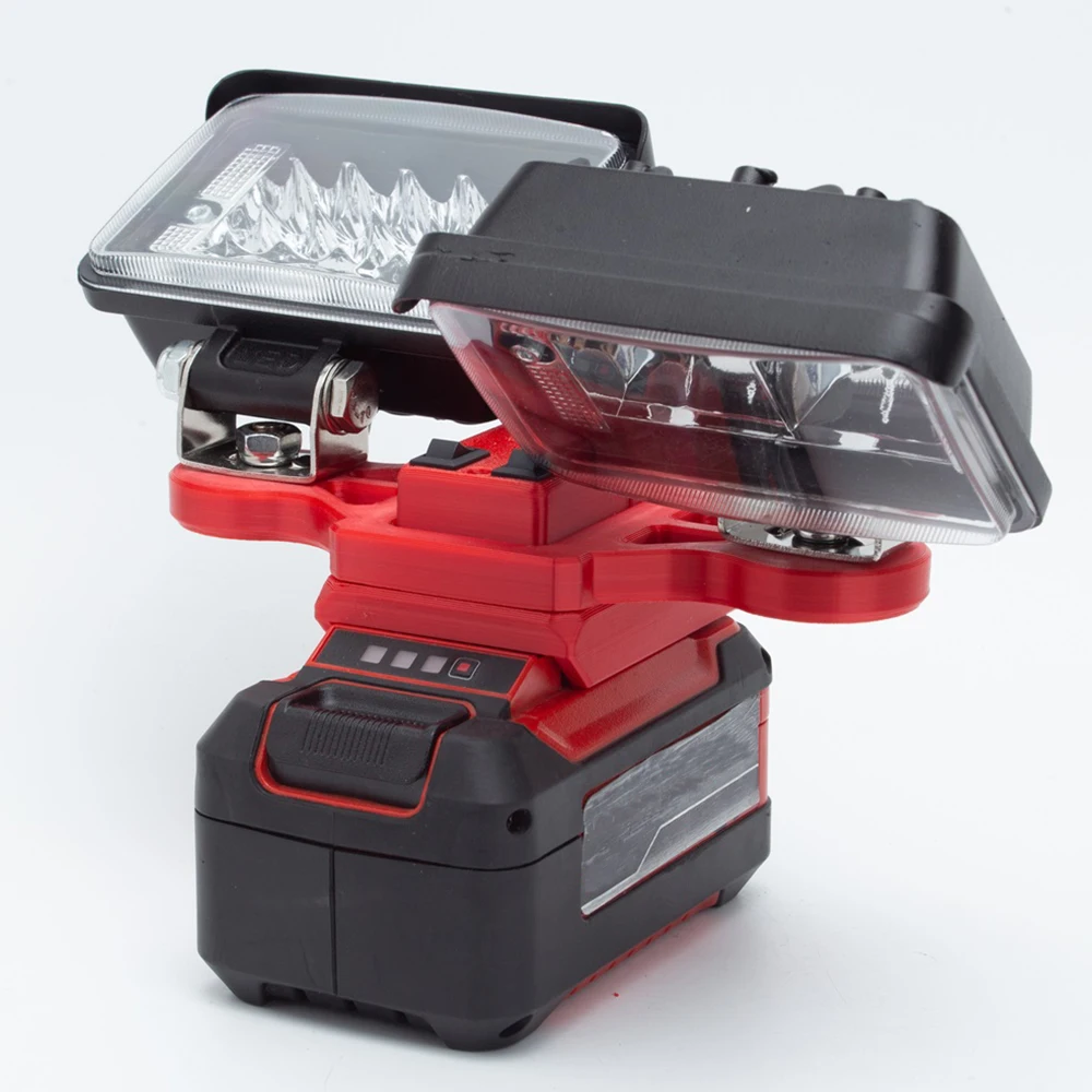 Portable Work Light LED For Ozito 18V Einhell Lithium Battery w/USB Type-C Cordless Outdoor Work Fishing Handheld Emergency
