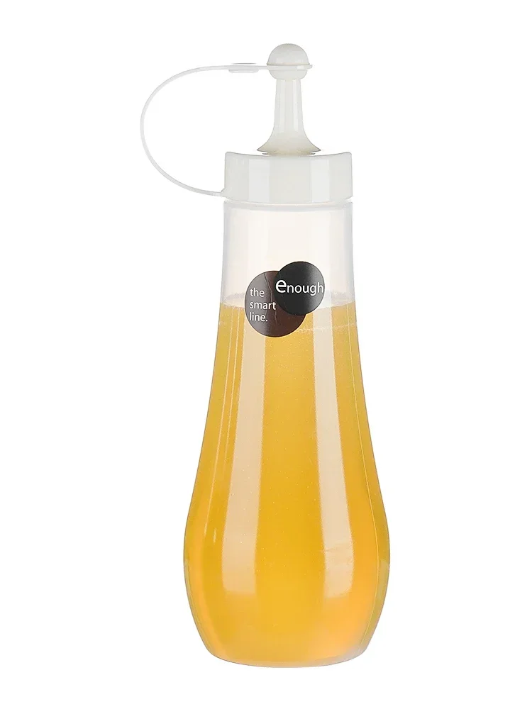360ml Japanese honey dispensing bottle plastic portable pour squeeze bottle household jar squeeze honey kitchen tool