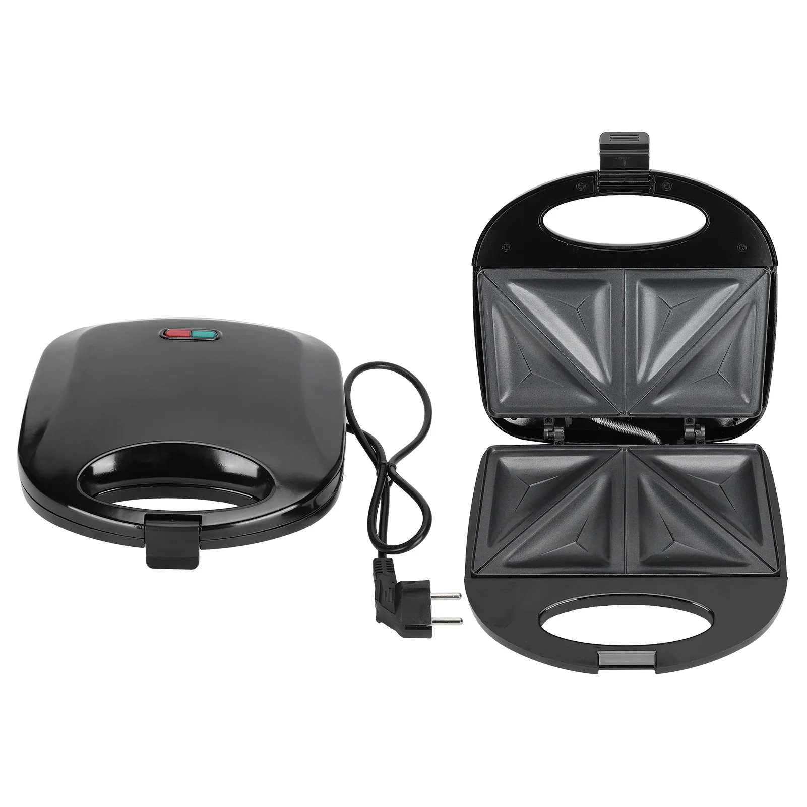 Sandwich Maker,Waffle Maker, 220V 750W Double‑Sided Electric Sandwich Maker Automatic Breakfast Making Machine EU Plug