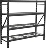 Ironton 4-Tier Industrial Shelving Rack - 77in.W x 24in.D x 72in.H 4