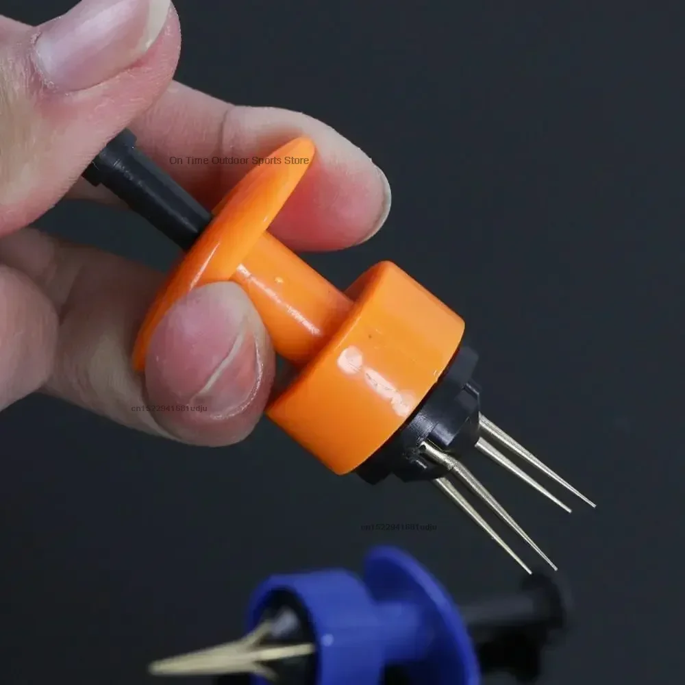 Fishing Accessories Fishing Tools Random Color ABS Worm Bait Clip Portable Lightweight Bait Device Clip