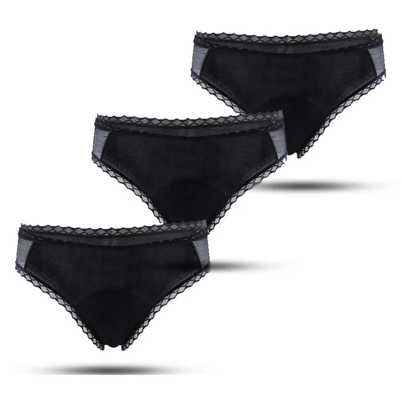 

New Design Physiological Pants Women High Waist Lace Leakproof Thickened Sanitary Pants For Menstrual Period Underpants