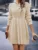 High Waist Hollow Out Fashion Mini Dress Female Elegant Patchwork Solid Pleated Party Dress Slim Long Sleeve Women Dress