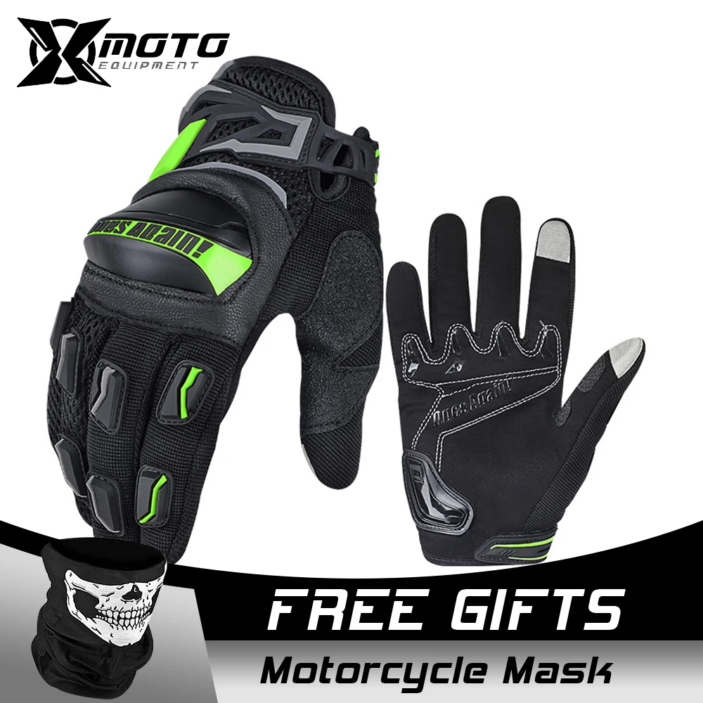 New Outdoor Riding Motorcycle Protective Gloves Motorbike Gloves Spring And Summer Breathable Motorcycle Protective Gloves