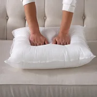 1pc Cushion Core Nonwoven Fabric Throw Pillows Core Slow Rebound Square Polyester  White 50X50cm  Home Decor Cushion Insert 2