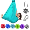 Children Hammock GYM Home Indoor Outdoor Swing Fitness Nylon Aerial Silk Yoga Anti-Gravity Inversions Swing Pilates Yoga Belt 1
