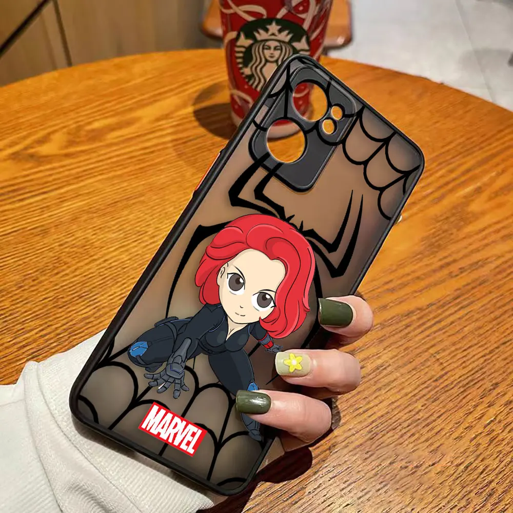 thumbnail image 1 of Matte Phone Case for OPPO RENO 8 8T 7Z 7 6Z 6 5 3 PRO PLUS 4G 5G Case Funda Coque Capa Shell Cover Marvel Avengers Anime Cartoon, 1 of 5
