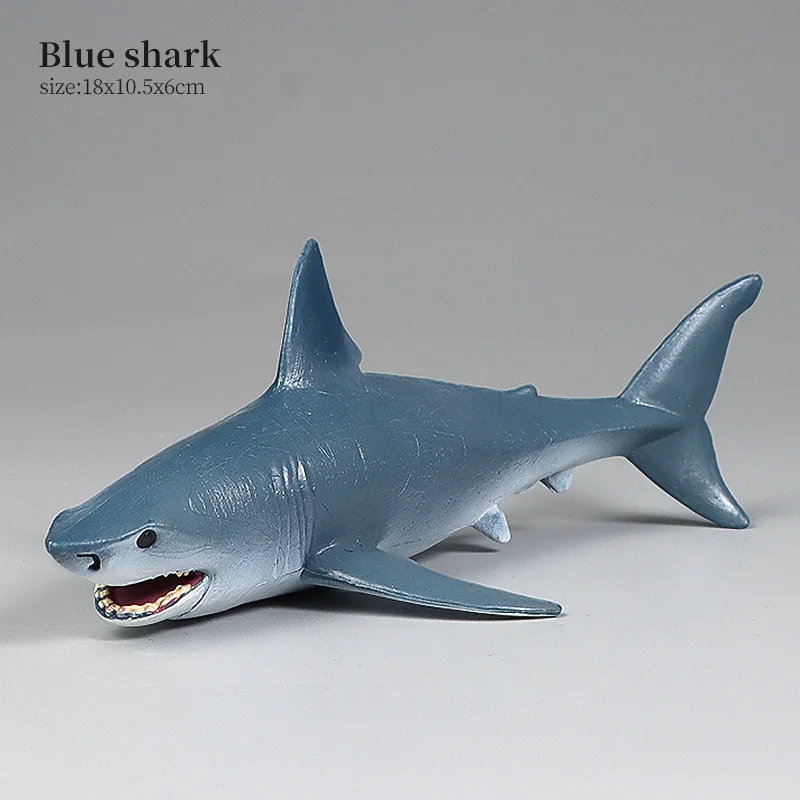 Large Shark Ocean Animal Action Figure - Decorative Toy and Gift Playset