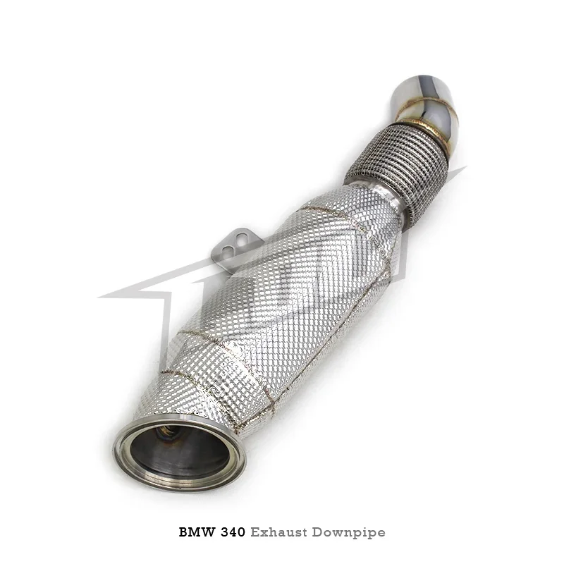 Head Section High flow Pipes branch downpipe Exhaust Pipe with catalyst For BMW TH3 340/340i B58 3.0T