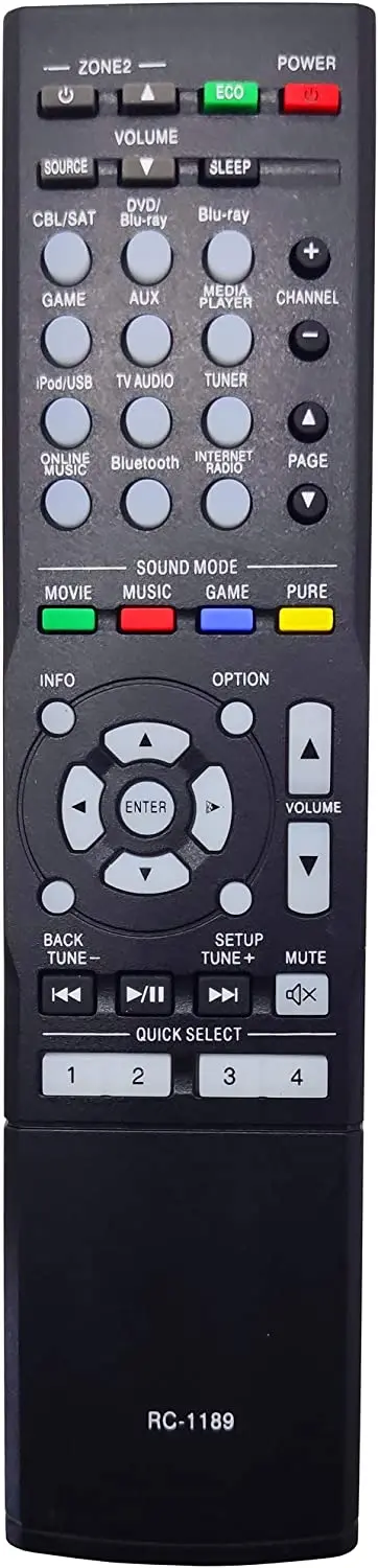 Telecomando Rc-1189 Per Denon Avr-S700W Avr-S710W Avr-S720W Avr-X1100W Avr-X1300W Ricevitore Av