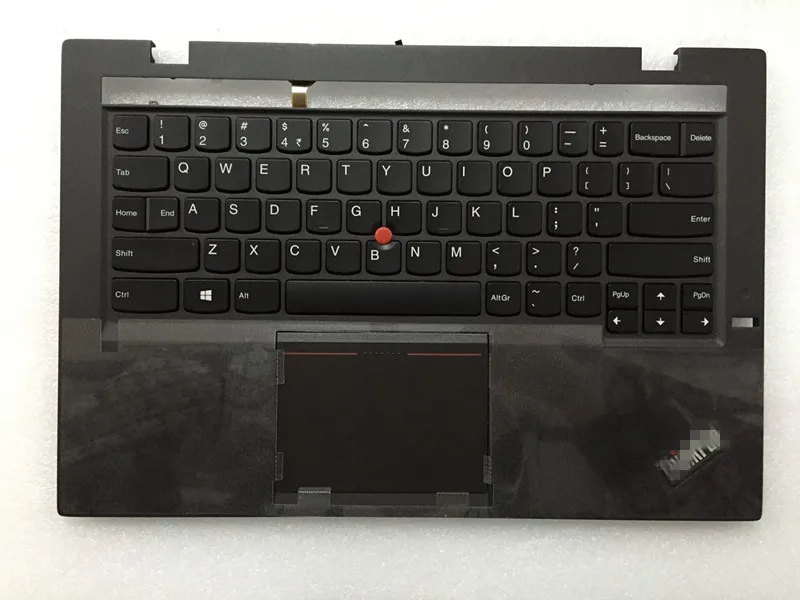 

new for Lenovo Thinkpad X1 Carbon 2nd Gen C cover keyboard US Palm rest with touchpad 04x6524