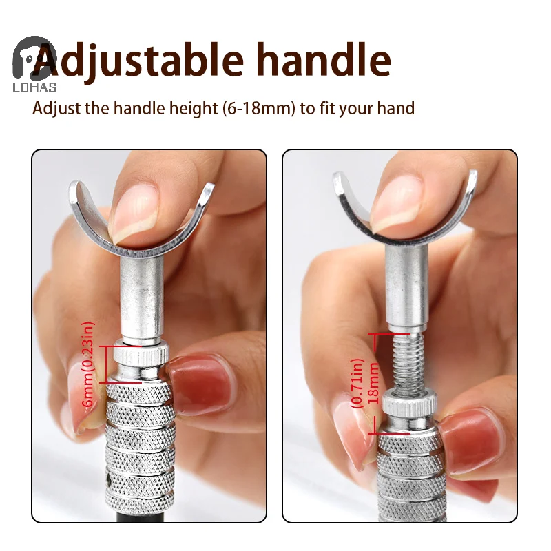 DIY Leather Art Leather Carving Tool Rotary Carving Knife 1Set Plastic Bag