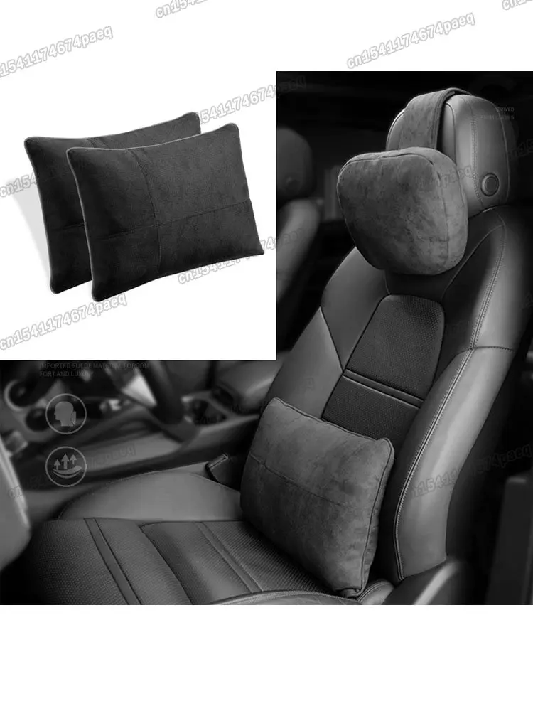 Pilot Seat Cushion with Lumbar Support, Black