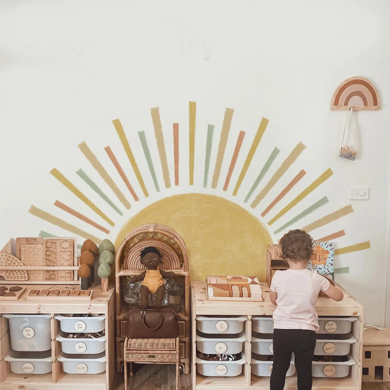 Boho Sun Wall Stickers 2