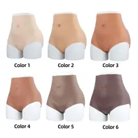 YUERUGOUSilicone High Waist Realistic ElasticWomen Enhance Big Butt Panties Plump Sexy Women Shaped Hip Pants Shapewear Knickers 2