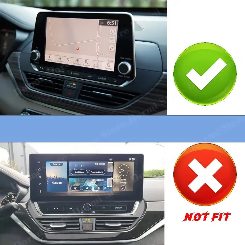Car Phone Holder for Nissan Altima L34 ~ 8inch GPS Bracket Navigation Stand Auto Accessories phone holder mobile phone holder gps holder