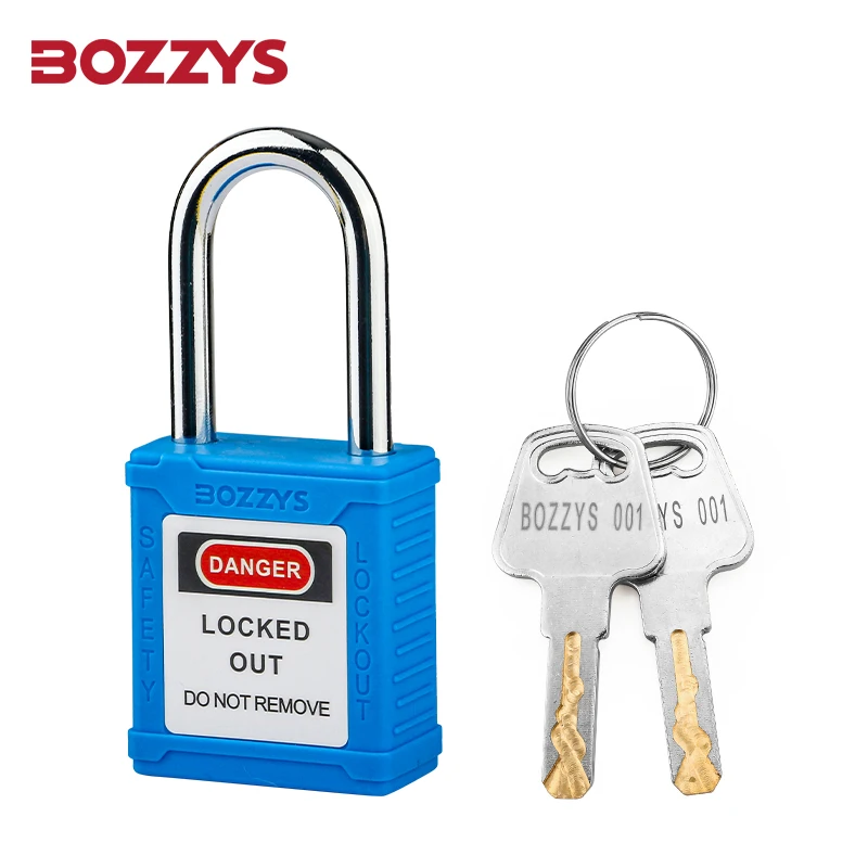 38mm Nylon Lockout Tagout Padlock – Dust-Proof Loto Safety Lock With 2 Keys For Energy Isolation & Lockout Tagout Stations - View #4