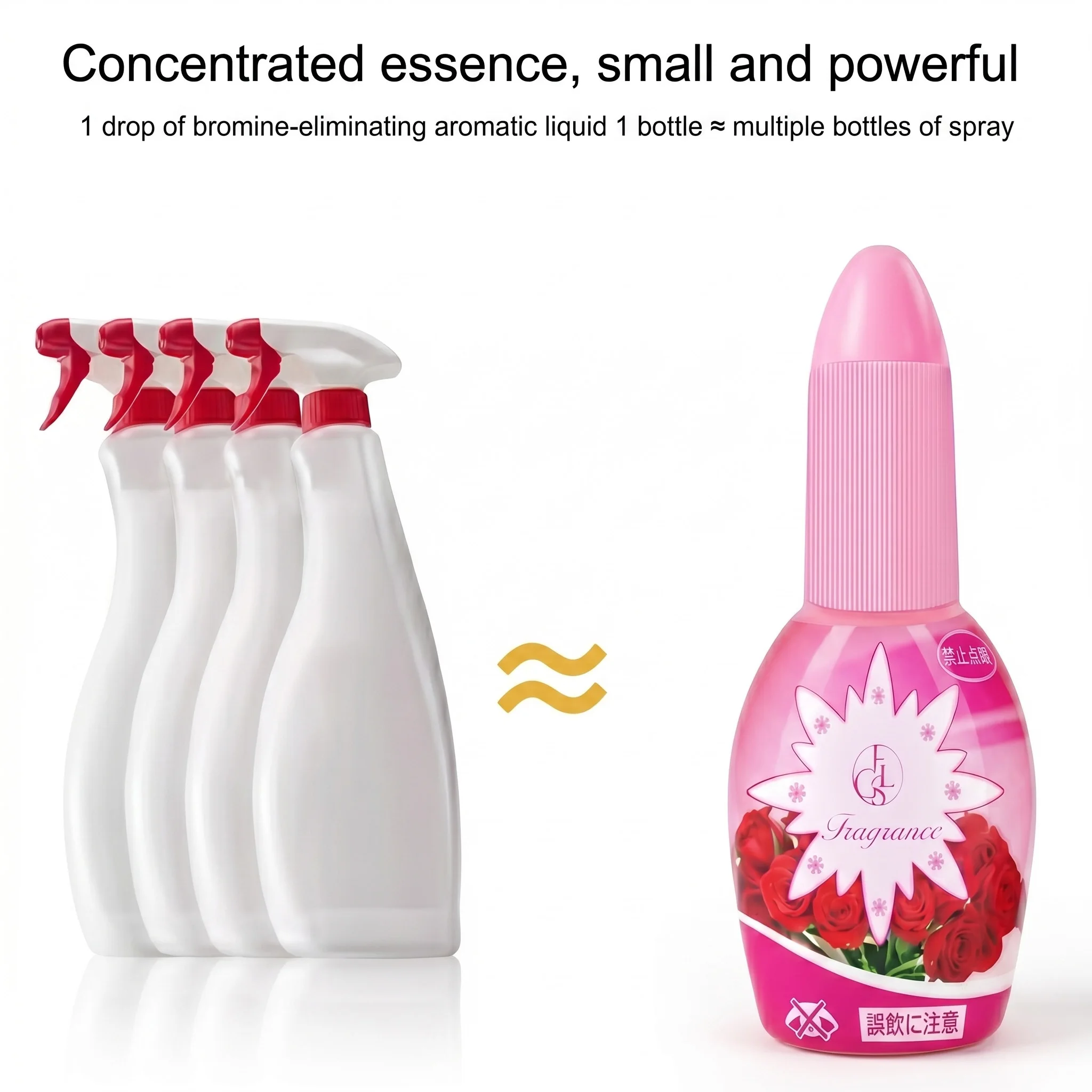 Deodorante Liquido Concentrato Avanzato per Bagno Elimina Bromo, Essenza Monodose, Rinfrescante Potente per WC, Profumo per la Casa - immagine 4