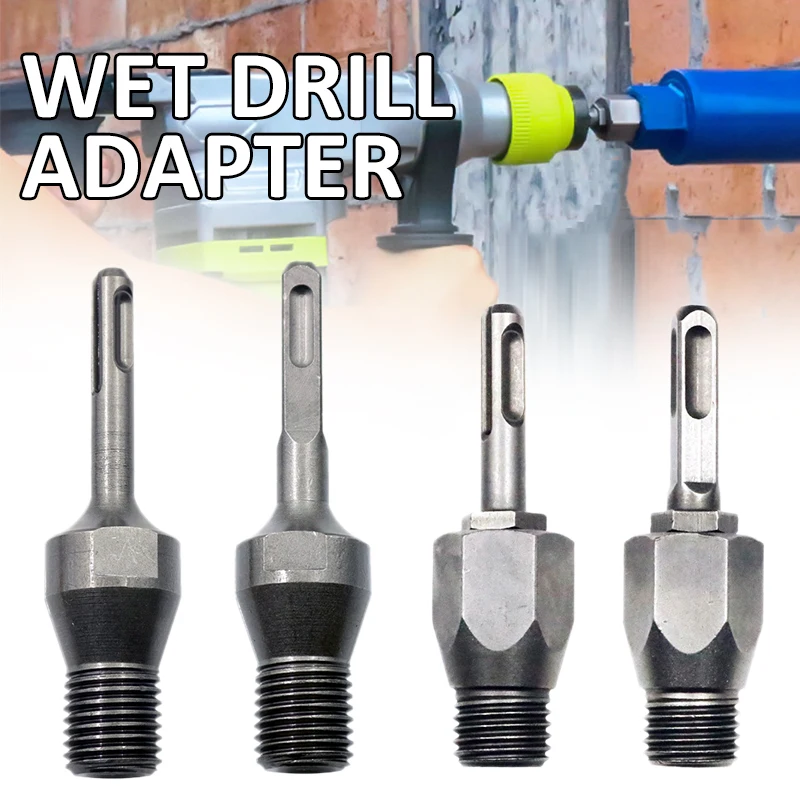 

Carbide Electric Hammer Impact Drill to Wet Drill Adapter Connecting Rod Hole Opener Replacement Electric Hammer Core Drill Bits