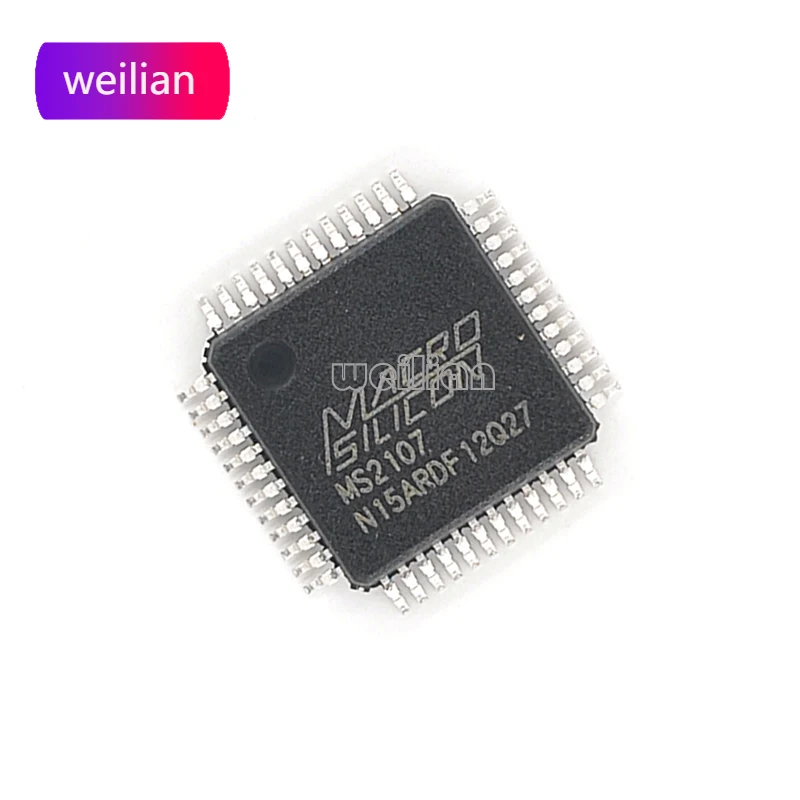 SDRAM 드라이버 내장 무료 오디오 및 비디오 캡처 프로세서 칩, MS2107 패키지, QFP48, 신제품