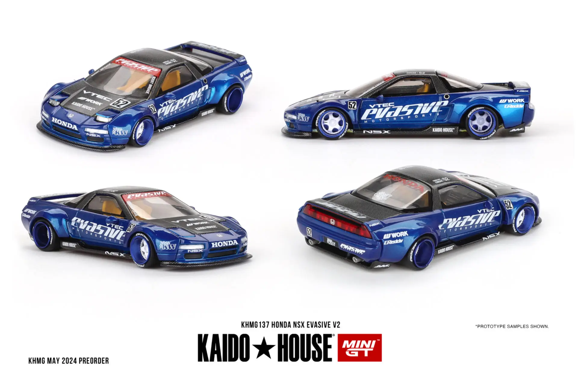 Kaido House + MINIGT NSX Evasive V2 Diecast Model Car